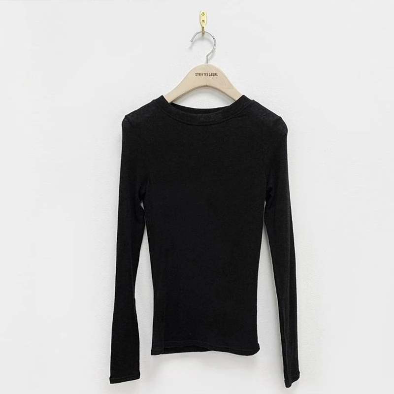 Basic Cotton Summer T Shirt Women Long Sleeves Tee Shirt High Elasticity Breathable Sexy Thin T-shirt see through Female Top