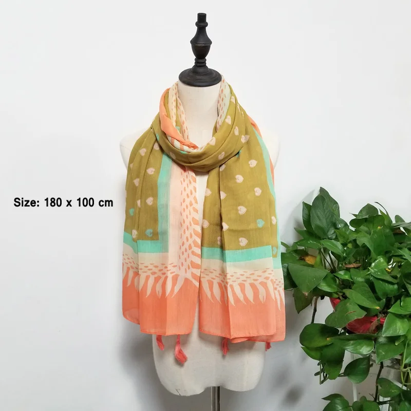 Women Soft Scaf Soft Large Wrap for Female Stylish Print Protected Luxury Shawl Stole Summer Beach Sarong Travel Wrap Cover